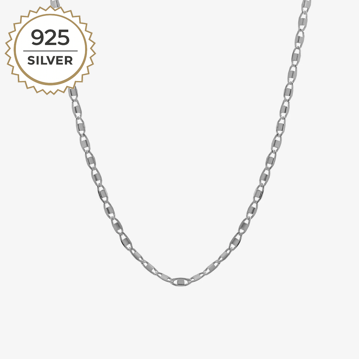 ZOÉ CHOKER – Flache Gliederkette in Goldton – Bild 3
