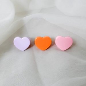 HEARTBEAT RING – Farbiger Acetat-Ring, 1,9 cm