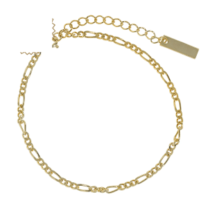 HARLOW ARMBAND – Figaro-Gliederkette in Goldton